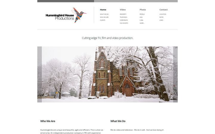 New Website Design – Hummingbird House Productions