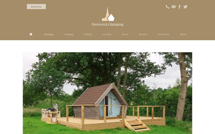 Website Redesign – Painswick Glamping