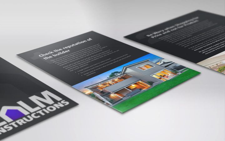 Print Design – Realm Constructions “7 Essential Things” Brochure