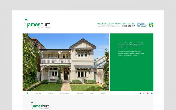 Website Redesign – James Hurt Building